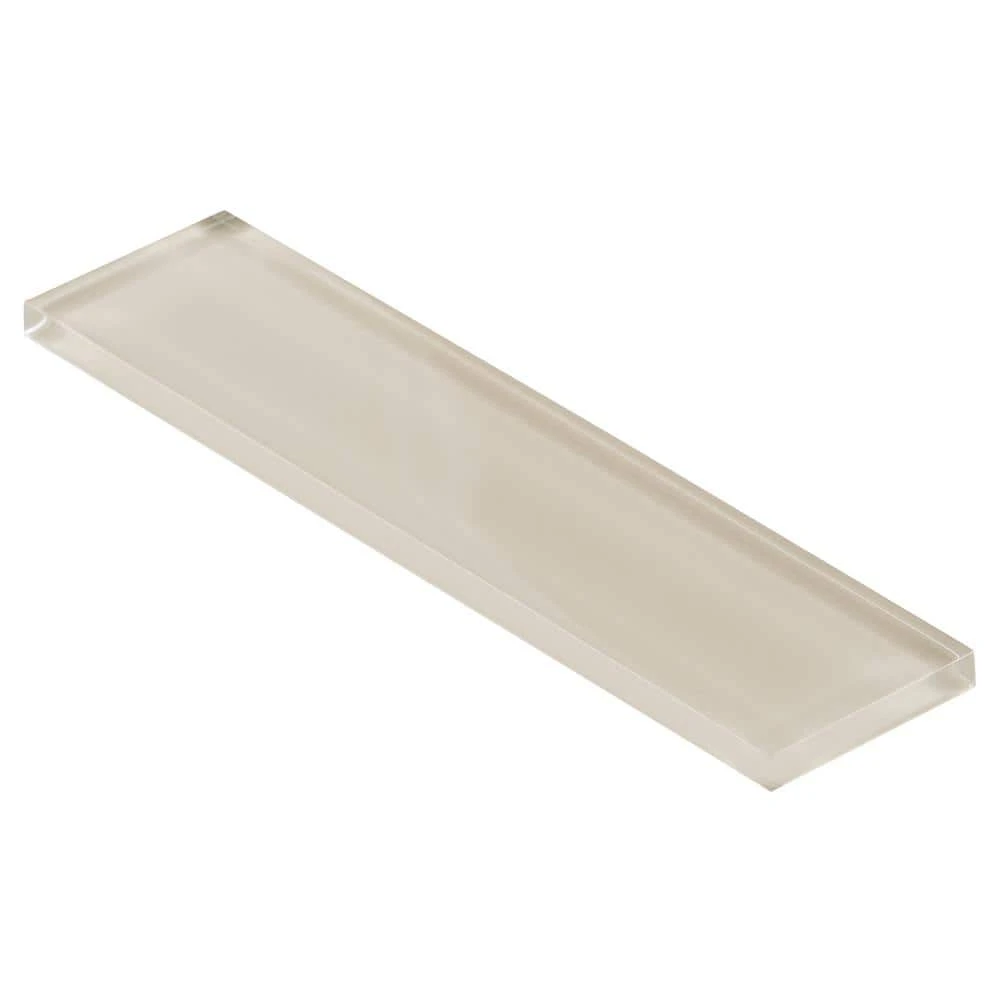 Contempo Beige 2 in. x 8 in. x 8mm Polished Glass Floor and Wall Tile (36 pieces 4 sq.ft./Box) by Ivy Hill Tile - Image 5