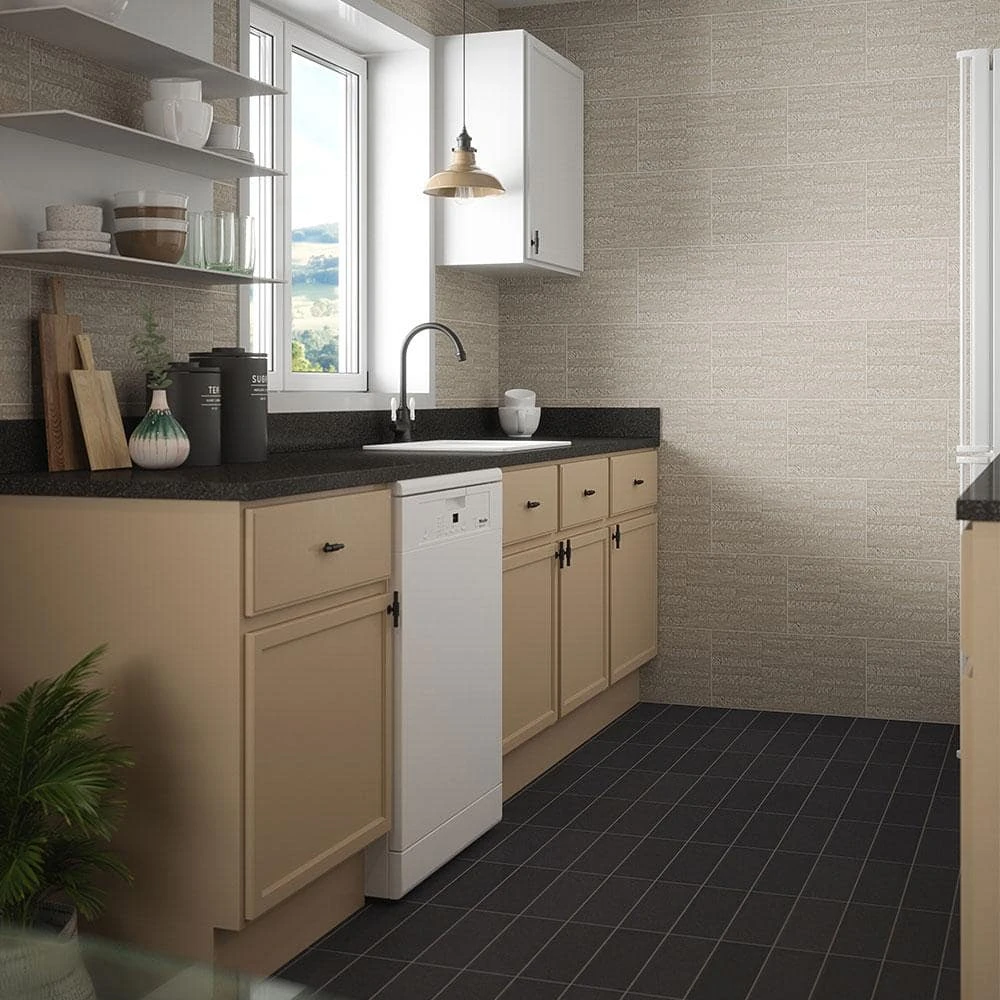 Hickory Ridge Beige 10 in. x 20 in. Matte Textured Ceramic Wall Tile (10.76 sq. ft./Case) by Jeffrey Court - Image 7