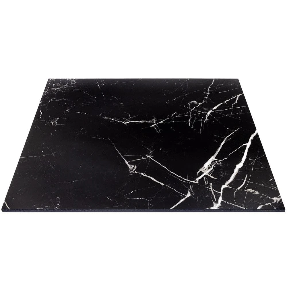 Marmo Black 23.62 in. x 23.62 in. Polished Marble Look Porcelain Floor and Wall Tile (15.49 sq. ft./Case) by Ivy Hill Tile - Image 5