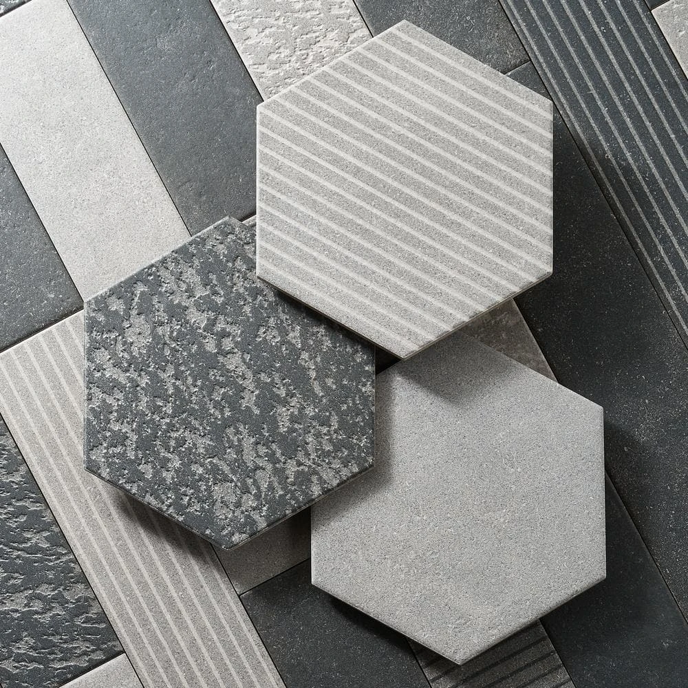 Sanskrit Black 3.89 in. x 19.37 in. Matte Porcelain Floor and Wall Tile (7.85 sq. ft./Case) by Ivy Hill Tile - Image 9