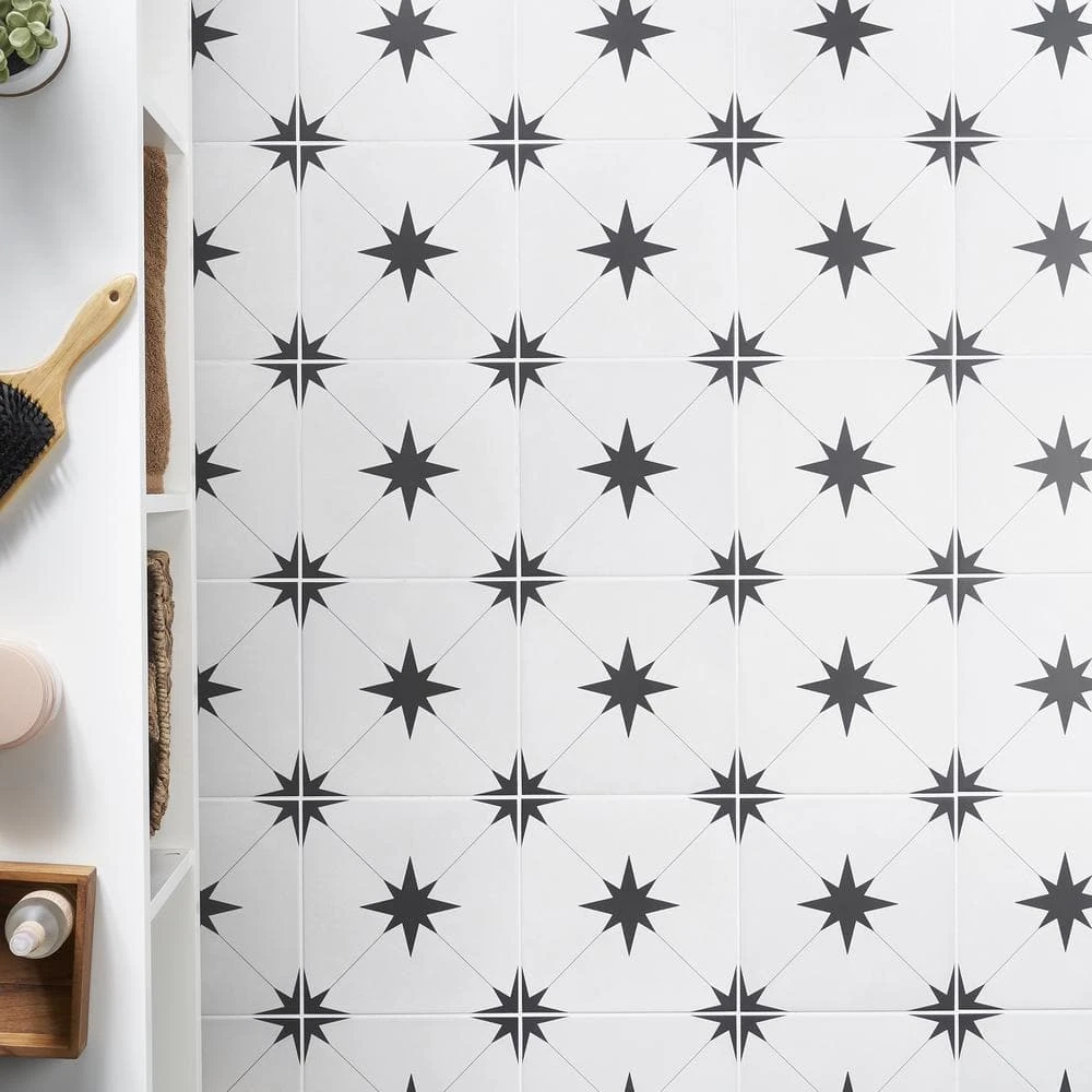 Polaris Blanco 9 in. x 9 in. Matte Porcelain Floor and Wall Tile (10.76 sq. ft./Case) by Ivy Hill Tile - Image 8