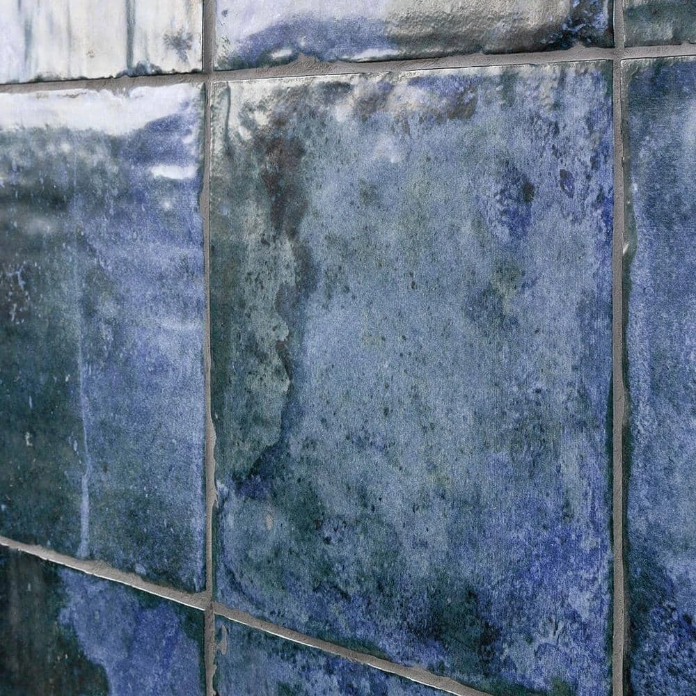 Angela Harris Blue 8 in. x 8 in. Matte Ceramic Floor and Wall Tile (10.76 sq. ft./Case) by Ivy Hill Tile - Image 3