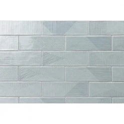 Ace Blue 2 in. x 8 in. x 9 mm Polished Ceramic Subway Wall Tile (38 pieces / 5.38 sq. ft. / case) by Ivy Hill Tile