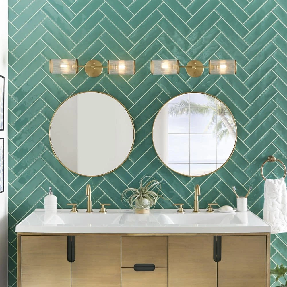 Nantucket Blue 2 in. x 20 in. Crackled Ceramic Wall Tile (5.38 sq. ft./Case) by Ivy Hill Tile - Image 3