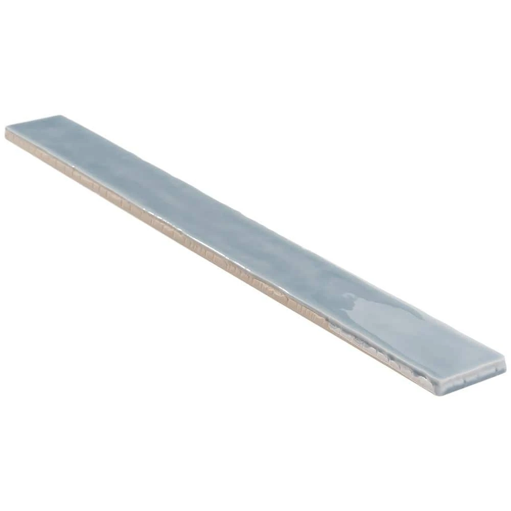 Nantucket Blue 2 in. x 20 in. Crackled Ceramic Wall Tile (5.38 sq. ft./Case) by Ivy Hill Tile - Image 10