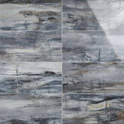 Selawood Blue 11.71 in. x 23.5 in. Polished Porcelain Floor and Wall Tile (11.62 sq. ft./Case) by Ivy Hill Tile