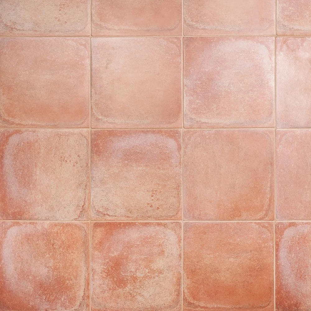 Kaleo Brick 14.17 in. x 14.17 in. Matte Porcelain Terracotta Look Floor and Wall Tile (10.76 sq. ft./Case) by Ivy Hill Tile