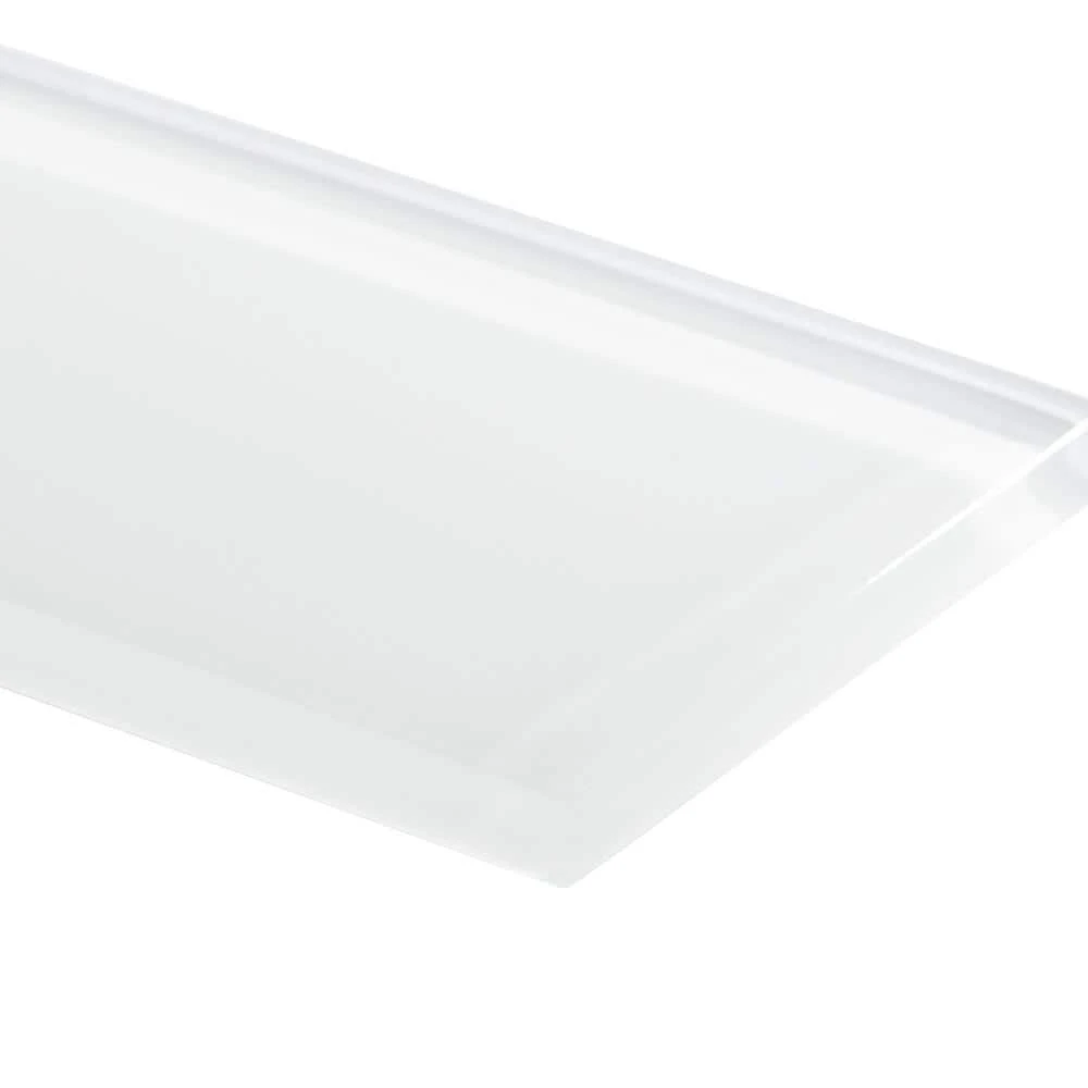 Contempo Bright White 3 in. x 6 in. x 8 mm Polished Glass Subway Floor and Wall Tile (32 pieces 4 sq.ft./Box) by Ivy Hill Tile - Image 8