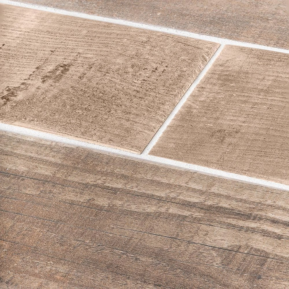 Teakwood Brown 4 in. x 12 in. Matte Porcelain Wall and Floor Tile (13.56 sq. ft./Case) by Jeffrey Court - Image 5