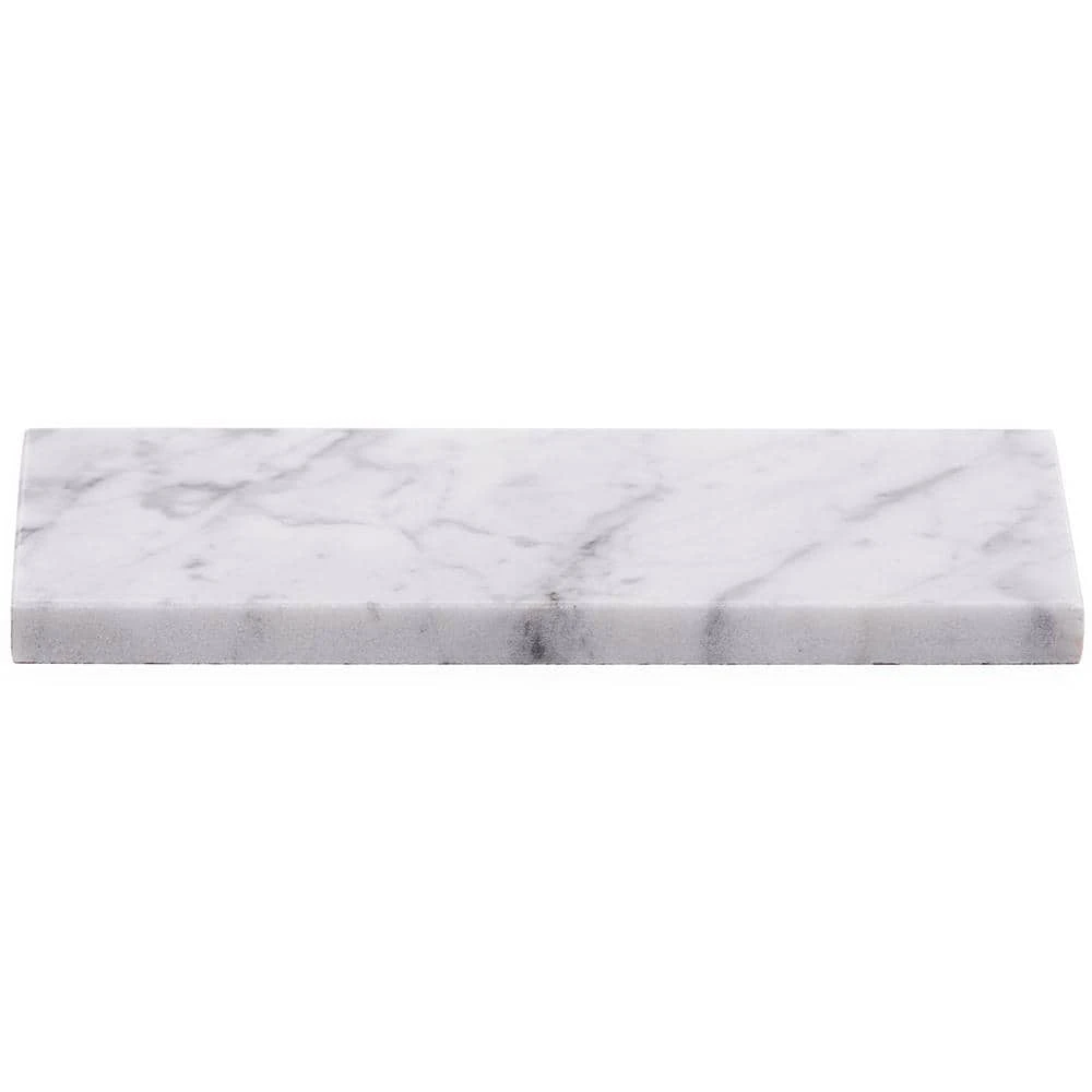 White Carrara 3 in. x 6 in. x 9mm Polished Marble Subway Tile (40 pieces / 5 sq. ft. / box) by Ivy Hill Tile - Image 6