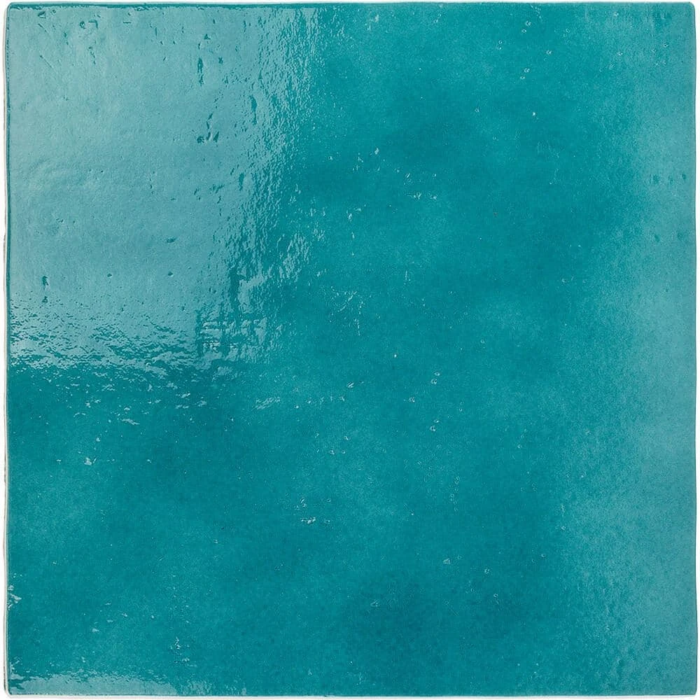 Appaloosa Carribean Blue 14 in. x 14 in. 10mm Polished Porcelain Floor and Wall (8-piece 10.76 sq. ft. / box) by Ivy Hill Tile - Image 6