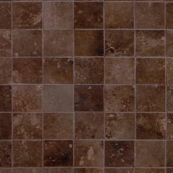 Voyager Copper Metal Look 12.4 in x 12.4 in Porcelain Mosaic Floor and Wall Tile (1.06 sqft / Piece) by Ivy Hill Tile