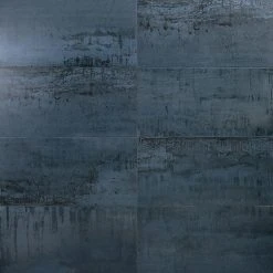 Angela Harris Metallic Dark Blue 12 in. x 24 in. Matte Porcelain Floor and Wall Tile (15.49 Sq. Ft. / Case) by Ivy Hill Tile