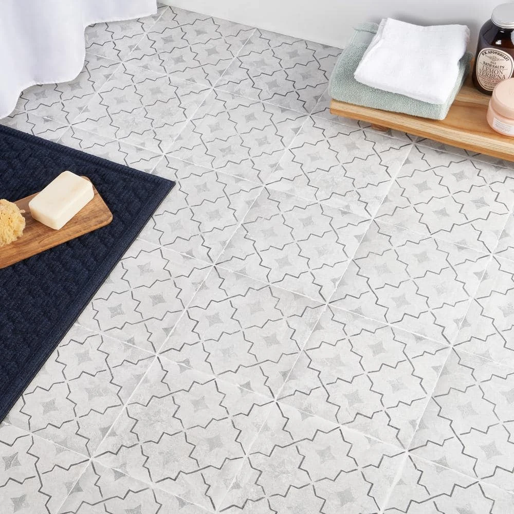 Patras Deco Como 7.87 in. x 7.87 in. Matte Porcelain Floor and Wall Tile (10.76 sq. ft./Case) by Ivy Hill Tile - Image 2