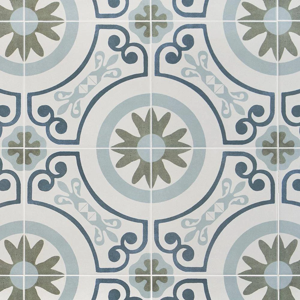 Aster Garden Square 9 in. x 9 in. Matte Porcelain Floor and Wall Tile (10.65 sq. ft. / case) by Ivy Hill Tile - Image 5