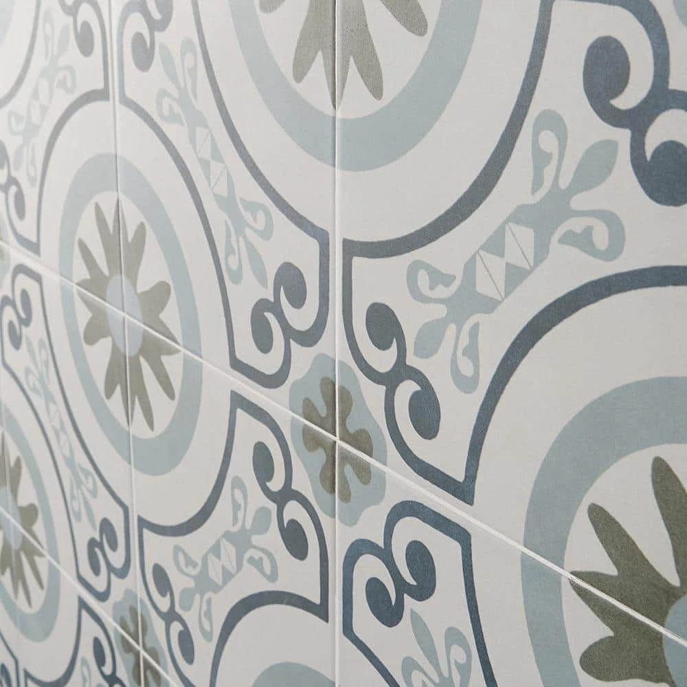 Aster Garden Square 9 in. x 9 in. Matte Porcelain Floor and Wall Tile (10.65 sq. ft. / case) by Ivy Hill Tile - Image 6