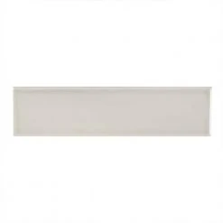 Weather Grey 3 in. x 12 in. Glossy Ceramic Wall Tile (16.5 sq. ft./Case) by Jeffrey Court