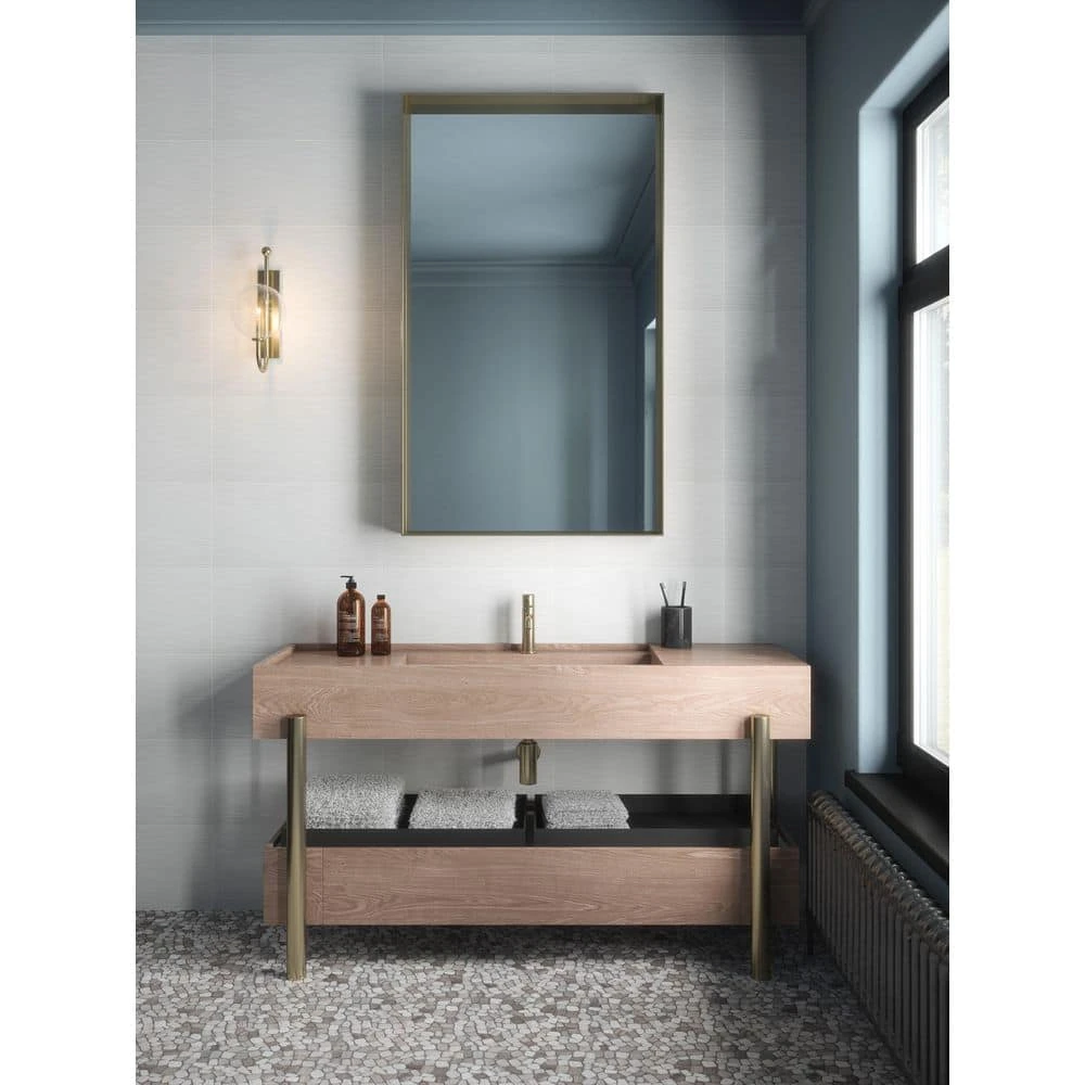 Bailey Grey Pebble 12 in. x 12 in. Honed Grey Limestone Wall and Floor Mosaic Tile (1 sq. ft./Each) by Jeffrey Court - Image 6