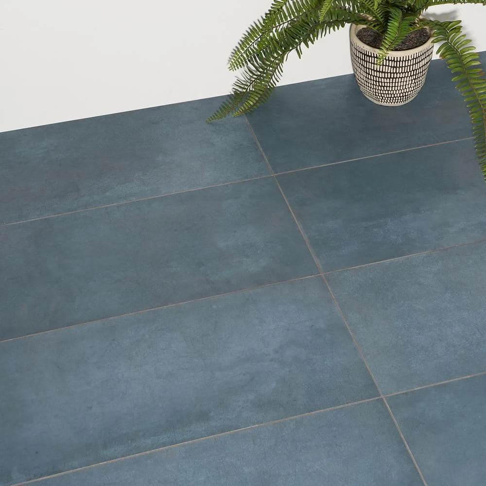 Forge Indigo 24 in. x 12 in. Matte Porcelain Floor and Wall Tile (7 Pieces, 13.56 Sq. Ft. /Case) by Ivy Hill Tile - Image 9