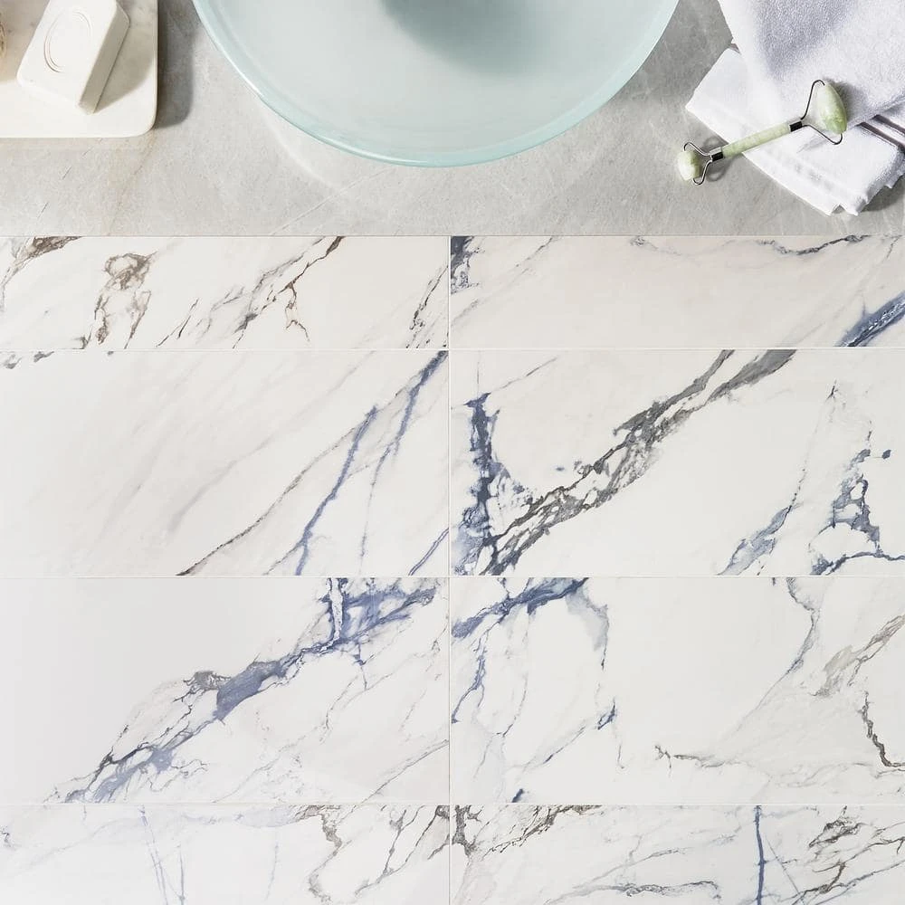 Calacatta Indigo 12 in. x 24 in. Polished Porcelain Floor and Wall Tile (6-Piece, 11.62 sq. ft./Case) by Ivy Hill Tile - Image 8