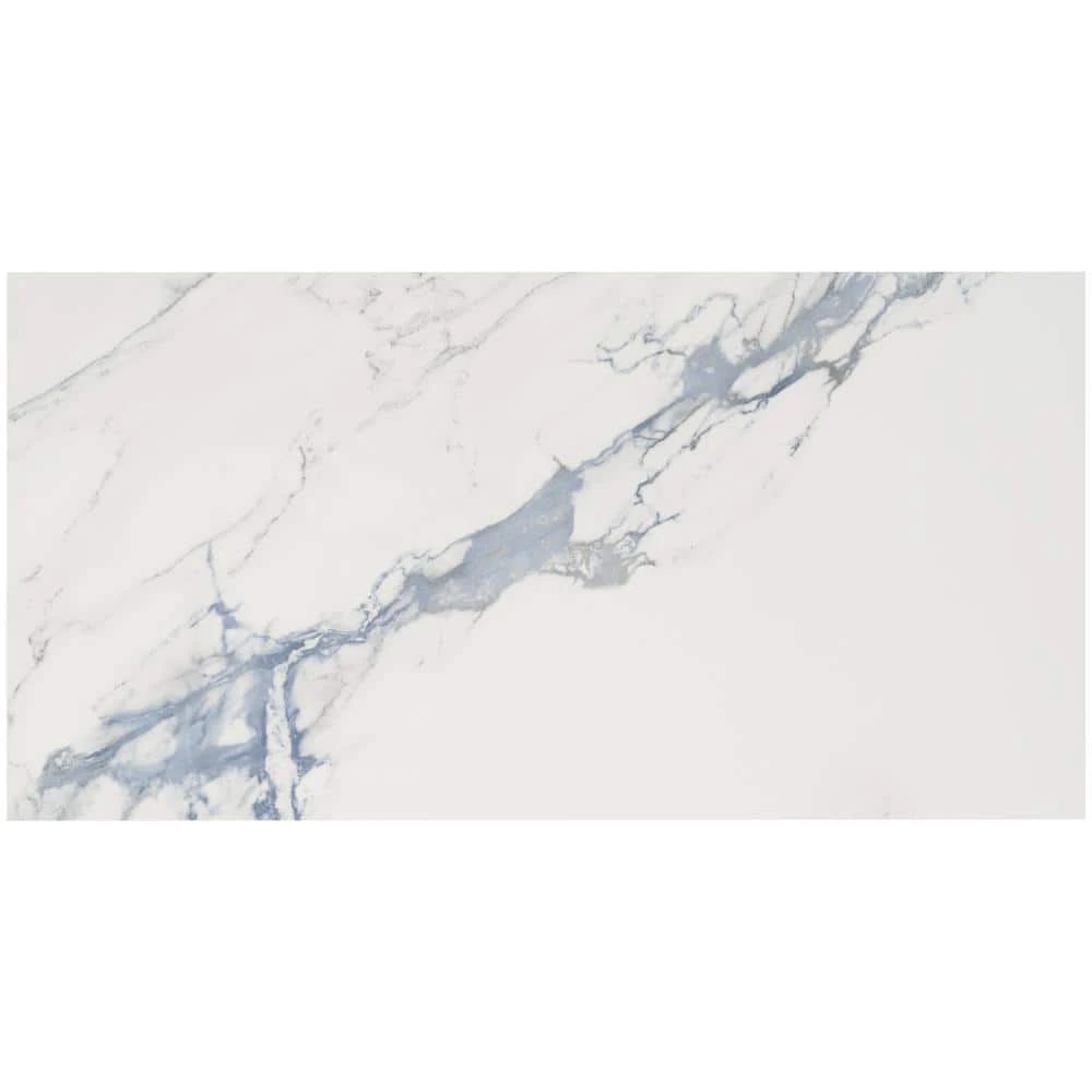 Calacatta Indigo 12 in. x 24 in. Polished Porcelain Floor and Wall Tile (6-Piece, 11.62 sq. ft./Case) by Ivy Hill Tile - Image 3