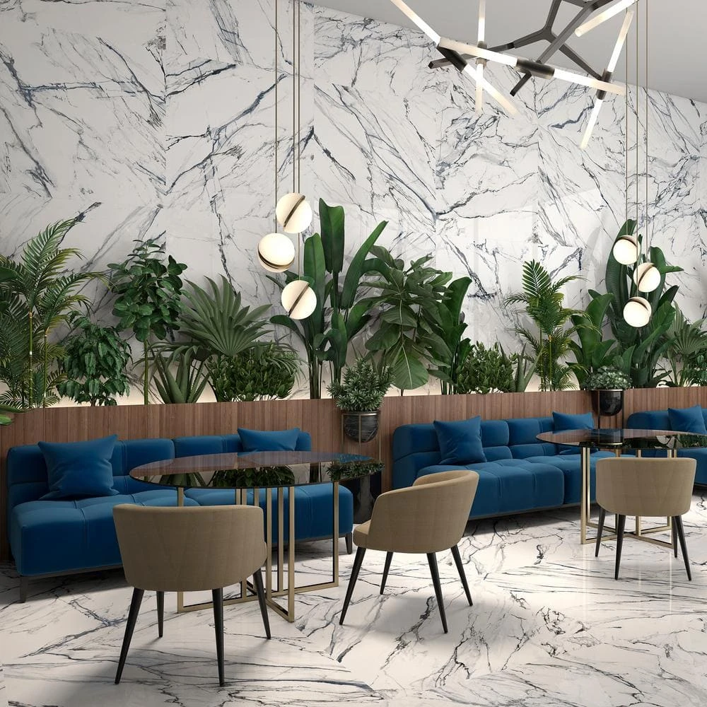 Calacatta Indigo 12 in. x 24 in. Matte Porcelain Floor and Wall Tile (6 pieces/11.62 sq. ft./Case) by Ivy Hill Tile - Image 8