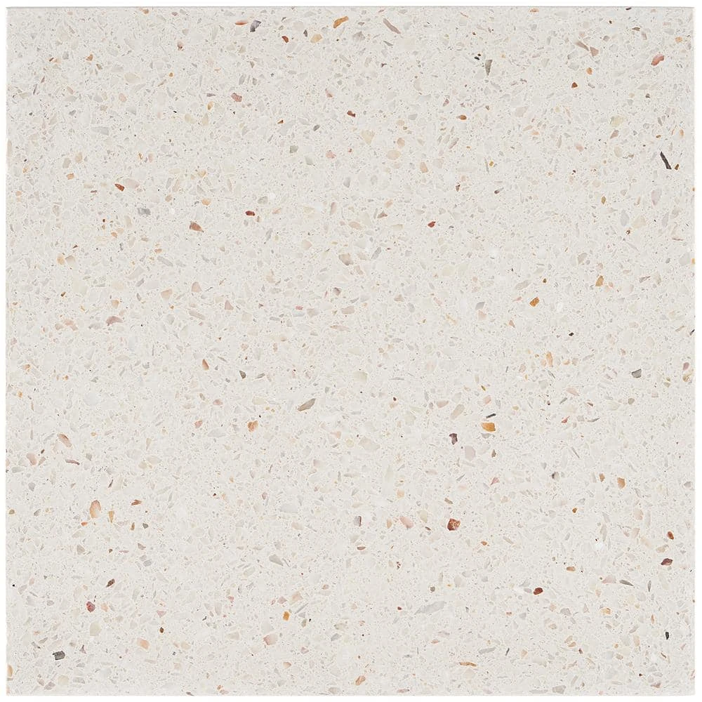 Raleigh Ivory Square 16.14 in. x 16.14 in. Polished Terrazzo Floor and Wall Tile (3.61 sq. ft./Case) by Ivy Hill Tile - Image 5