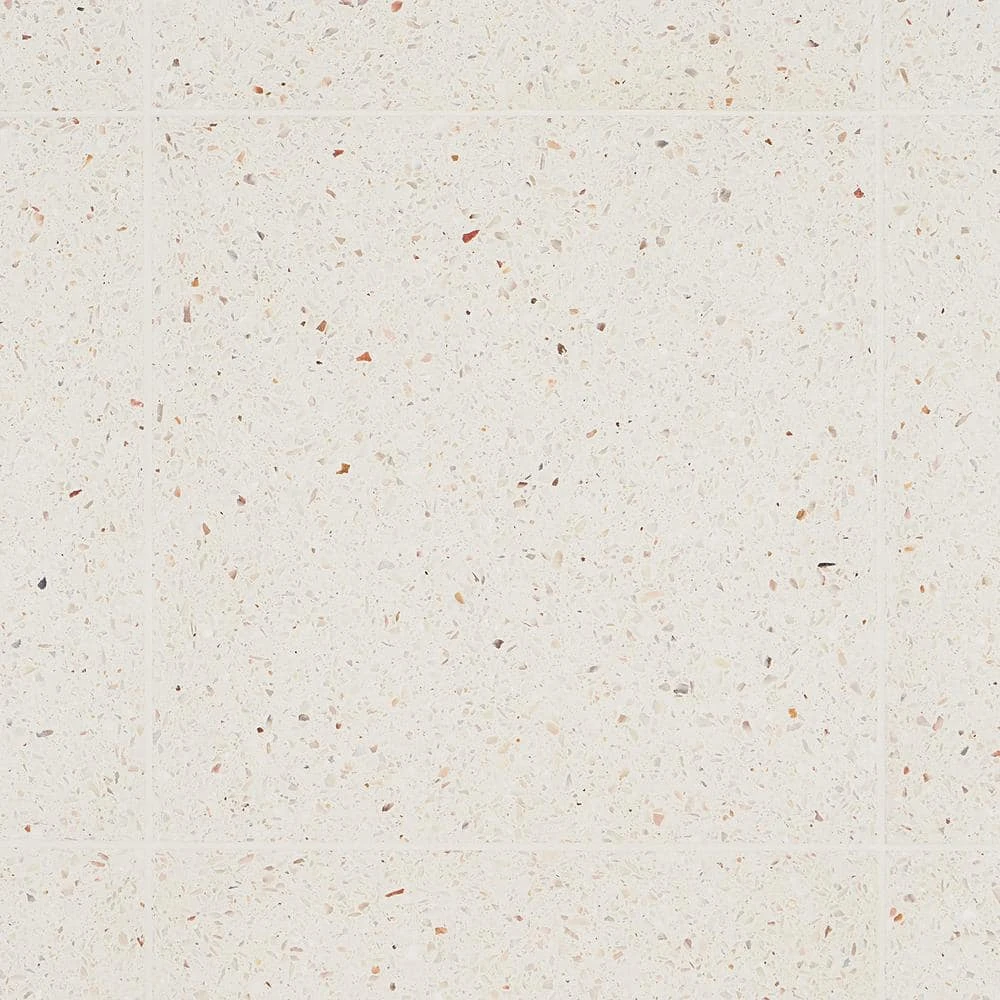 Raleigh Ivory Square 16.14 in. x 16.14 in. Polished Terrazzo Floor and Wall Tile (3.61 sq. ft./Case) by Ivy Hill Tile - Image 4