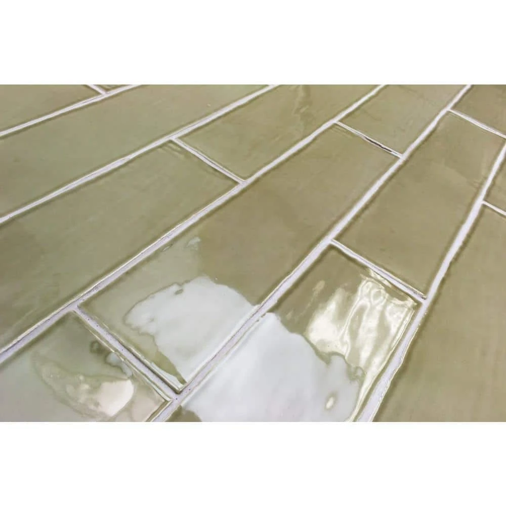 Catalina Kale 3 in. x 12 in. x 8 mm Polished Ceramic Subway Wall Tile (10.76 sq.ft./case) by Ivy Hill Tile - Image 8