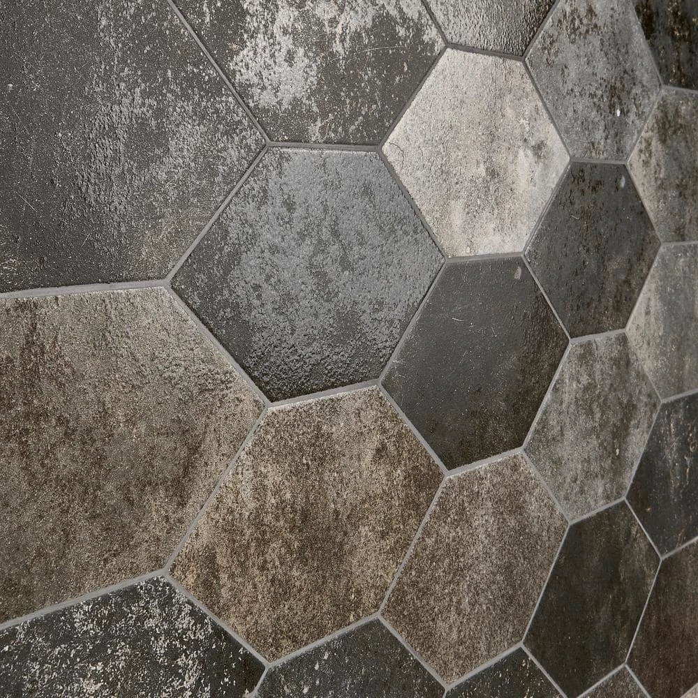 Merci Hex Magma 6.69 in. x 12.99 in. Matte Porcelain Floor and Wall Tile (8.39 sq. ft./Case) by Ivy Hill Tile - Image 7