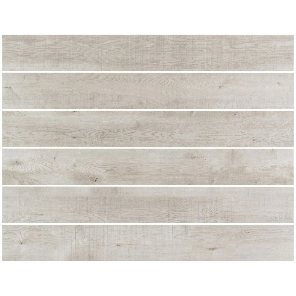 Lexington 28 mil 6 in. W x 48 in. Misty Sky Glue-Down Waterproof Luxury Vinyl Plank Flooring (20 sq. ft./case) by Ivy Hill Tile - Image 5
