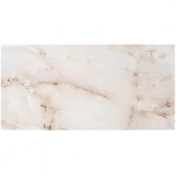 Essential Onyx 12 in. x 24 in. x 8 mm Satin Porcelain Floor and Wall Tile (5-Piece/9.52 sq. ft./Case) by Ivy Hill Tile