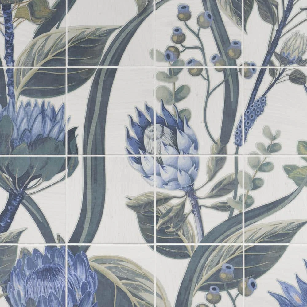 Angela Harris Native Protea 7.87 in. x 7.87 in. Matte Porcelain Floor and Wall Mural Tile (15.49 sq. ft./Case) by Ivy Hill Tile - Image 5