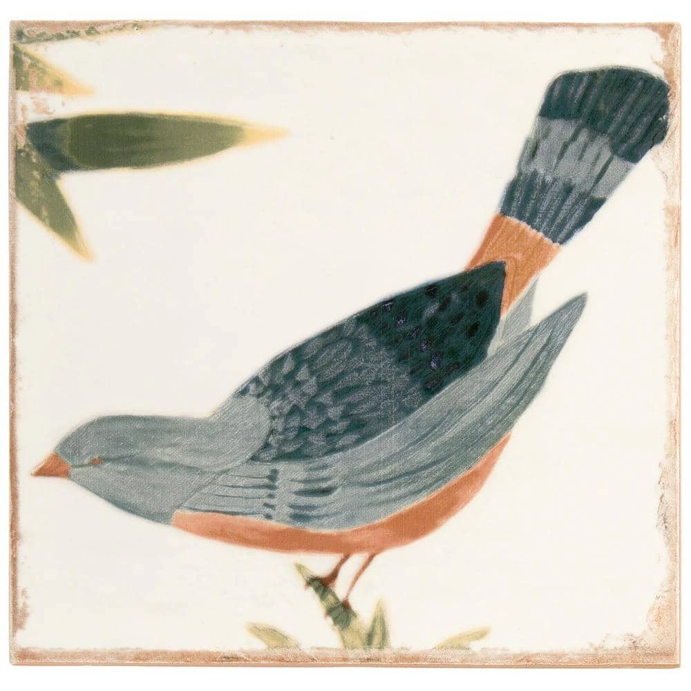 Angela Harris Sonata Decor 8 in. x 8 in. x 9mm Polished Ceramic Wall Tile (25 pieces / 10.76 sq. ft. / box) by Ivy Hill Tile - Image 3