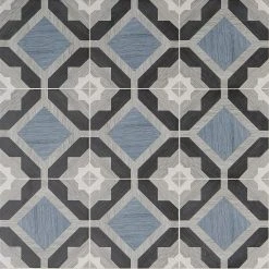 Castaic Starwood Blue 8 in. x 8 in. Matte Porcelain Floor and Wall Tile (12.91 sq. ft./Case) by Ivy Hill Tile
