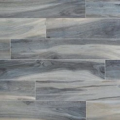 Rio Tiger Blue 8 in. x 48 in. 7.5mm Matte Porcelain Floor and Wall Tile (10.32 sq. ft. / 4 pieces/ case) by Ivy Hill Tile