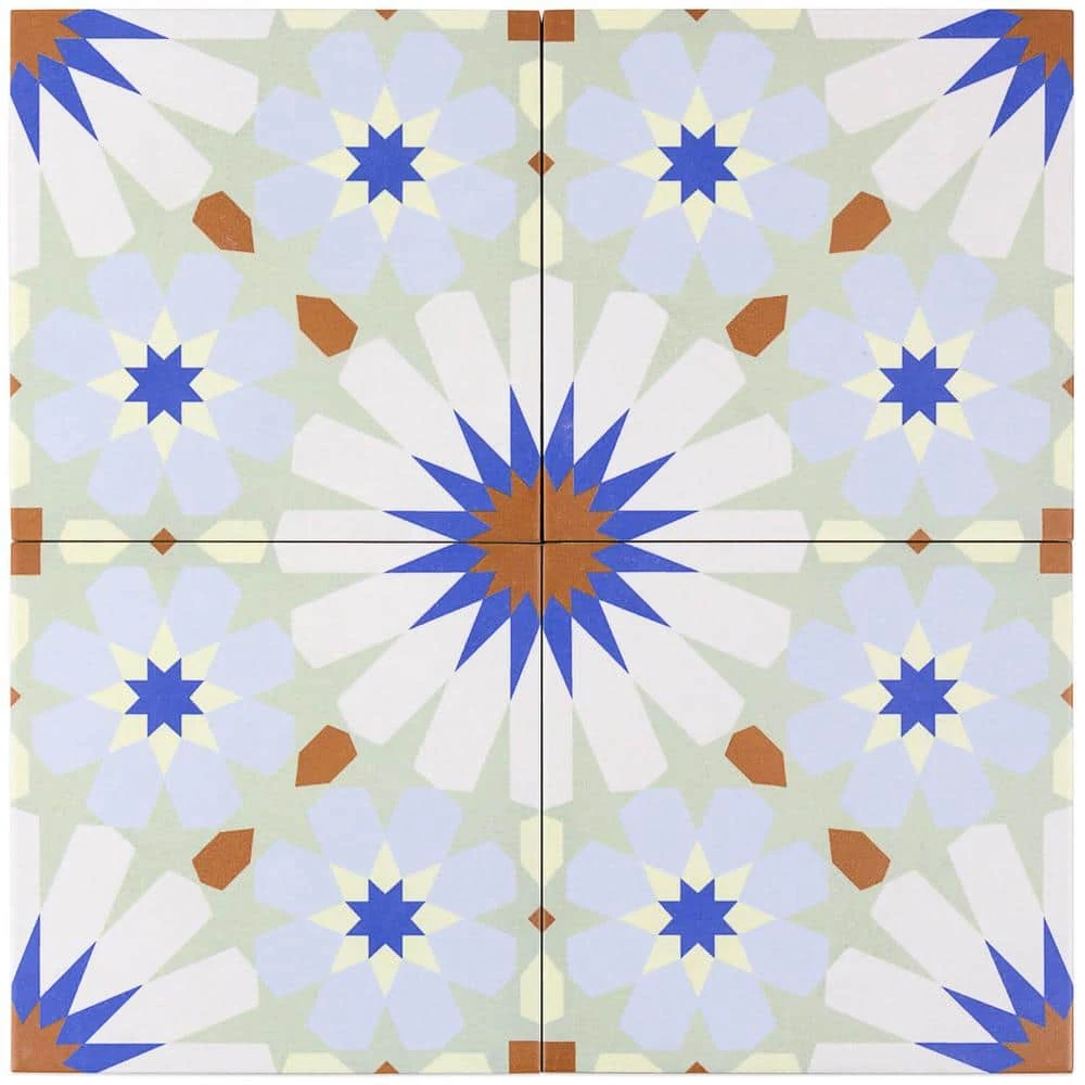 Anabella Uffizi 9 in. x 9 in. Matte Porcelain Floor and Wall Tile (10.76 sq. ft. / box) by Ivy Hill Tile - Image 5