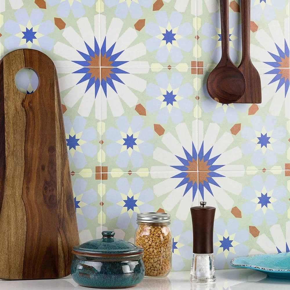 Anabella Uffizi 9 in. x 9 in. Matte Porcelain Floor and Wall Tile (10.76 sq. ft. / box) by Ivy Hill Tile - Image 2