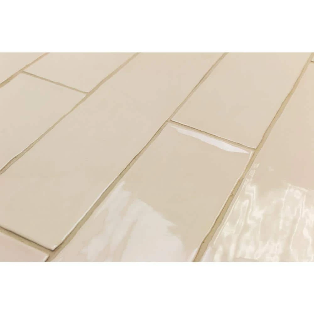Catalina Vanilla 3 in. x 12 in. x 8 mm Polished Ceramic Subway Wall Tile (10.76 sq.ft./case) by Ivy Hill Tile - Image 8