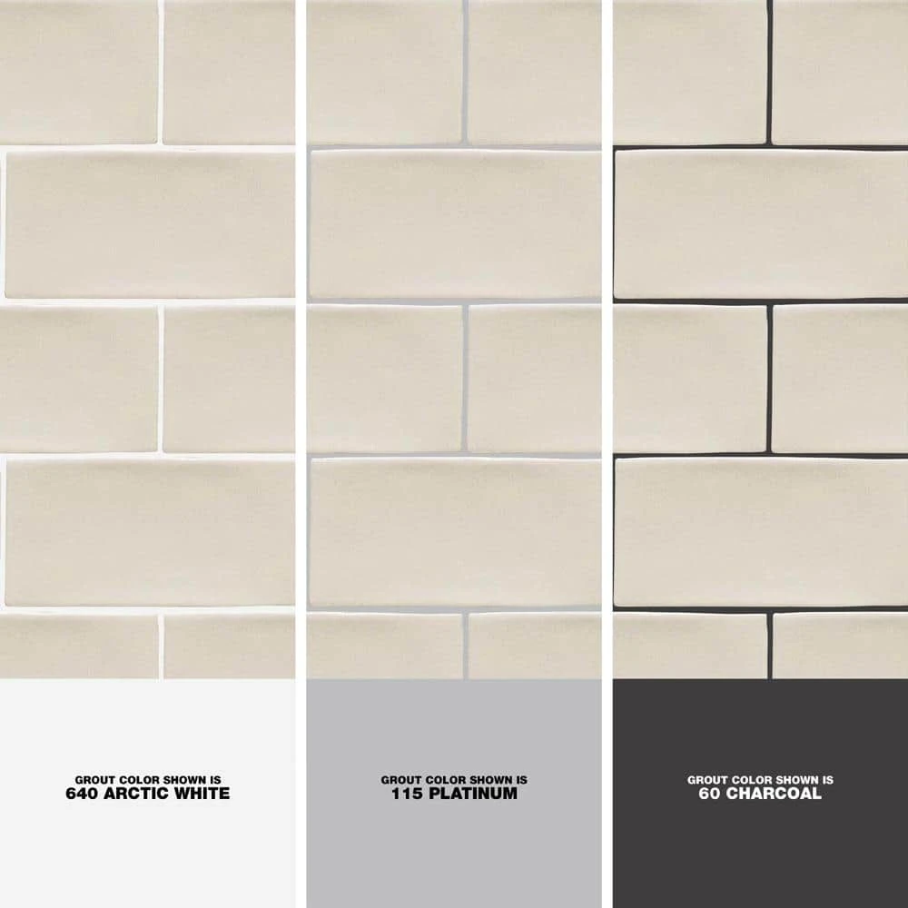 Catalina Vanilla 3 in. x 6 in. Polished Ceramic Subway Wall Tile (5.38 sq. ft./case) by Ivy Hill Tile - Image 4