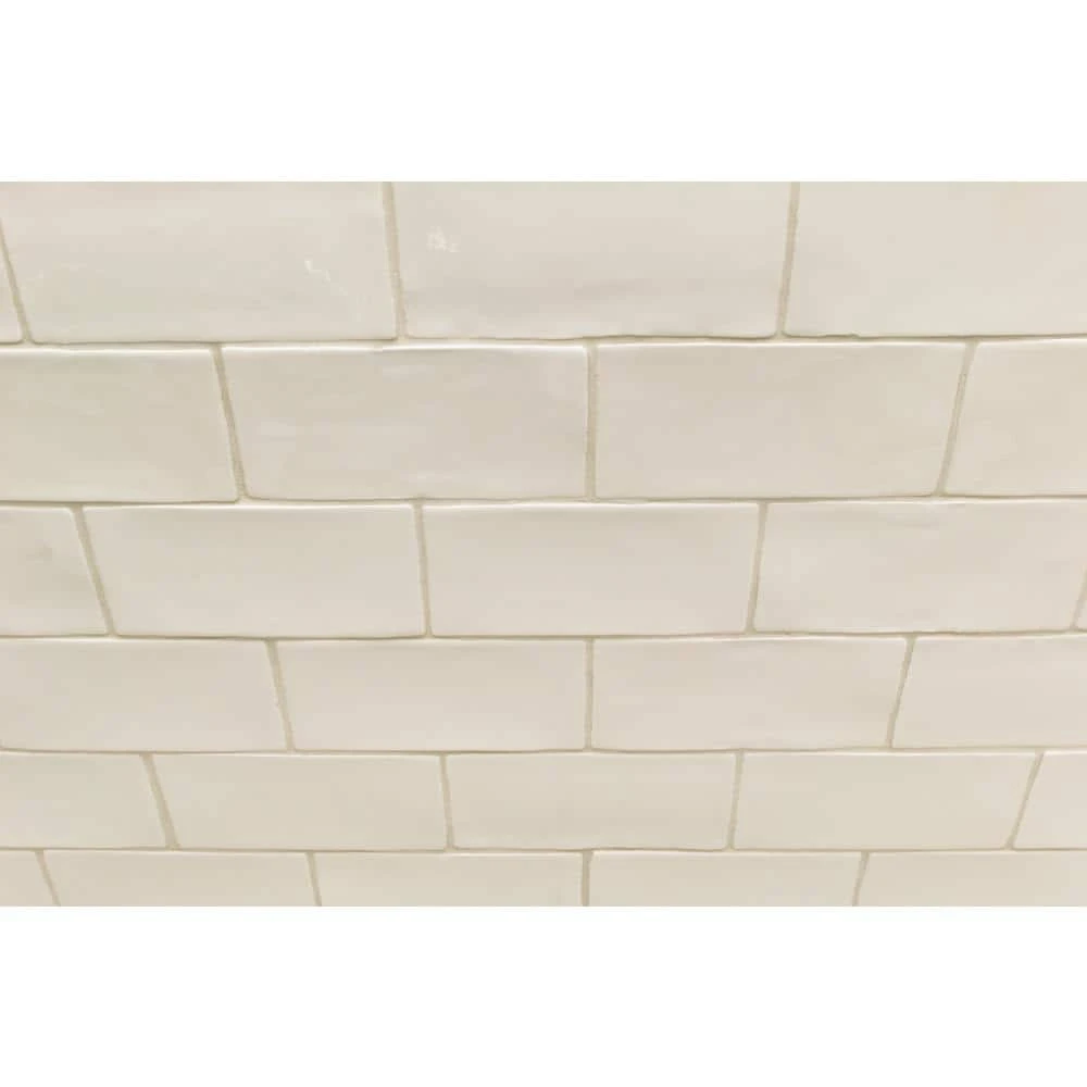 Catalina Vanilla 3 in. x 6 in. Polished Ceramic Subway Wall Tile (5.38 sq. ft./case) by Ivy Hill Tile - Image 7