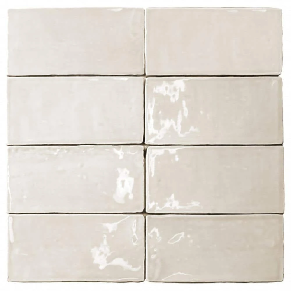 Catalina Vanilla 3 in. x 6 in. Polished Ceramic Subway Wall Tile (5.38 sq. ft./case) by Ivy Hill Tile - Image 3