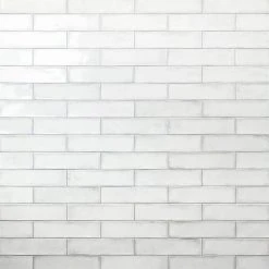 Moze White 3 in. x 12 in. 9 mm Ceramic Wall Tile (22-Piece) (5.38 sq. ft./ Box) by Ivy Hill Tile