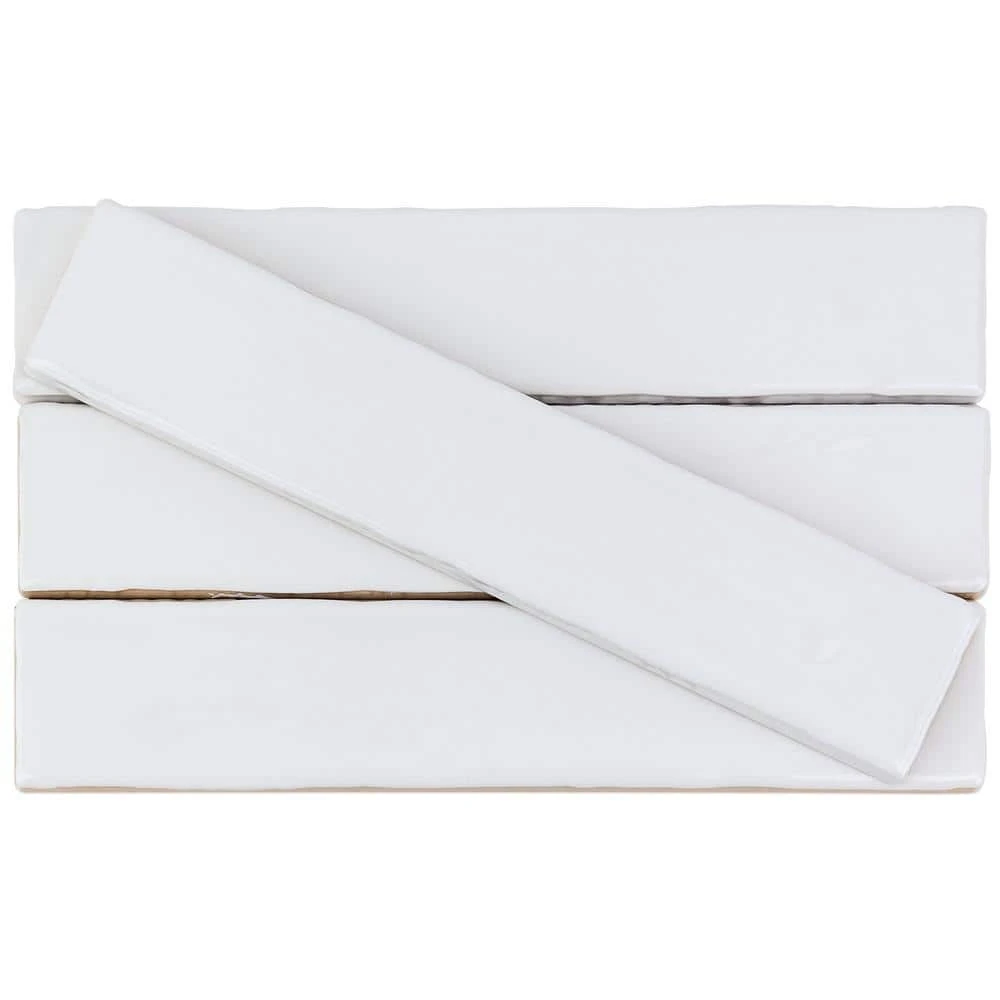 Newport White 2 in. x 10 in. x 11mm Polished Ceramic Subway Wall Tile (40 pieces / 5.38 sq. ft. / box) by Ivy Hill Tile - Image 9