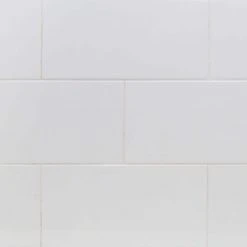 Essential White 8 in. x 16 in. Polished Ceramic Wall Tile (25 pieces / 21.52 sq. ft. / box) by Ivy Hill Tile