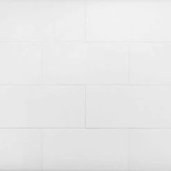 Lucid Nanoglass White 6 in. x 12 in. Polished Porcelain Floor and Wall Tile (4.84 Sq. Ft. / Case) by Ivy Hill Tile