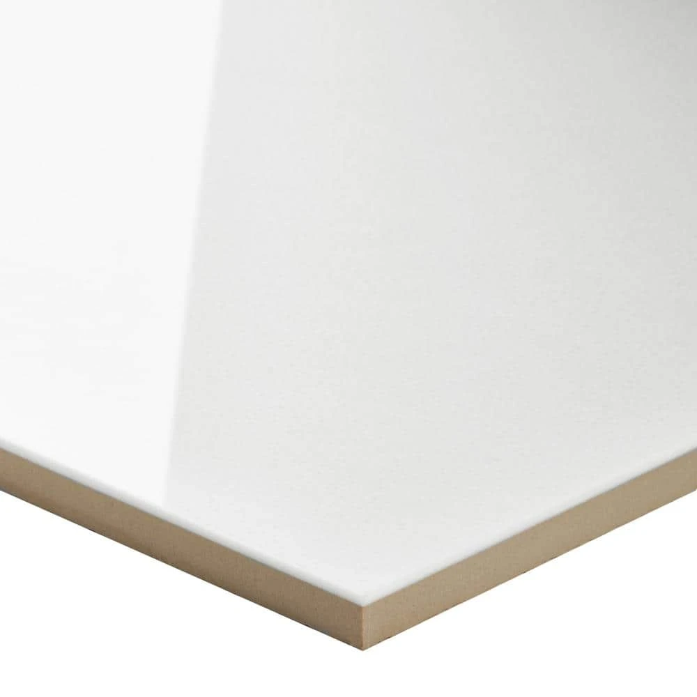 Lucid Nanoglass White 23.62 in. x 47.24 in. Polished Porcelain Floor and Wall Tile (15.49 sq. ft./Case) by Ivy Hill Tile - Image 6