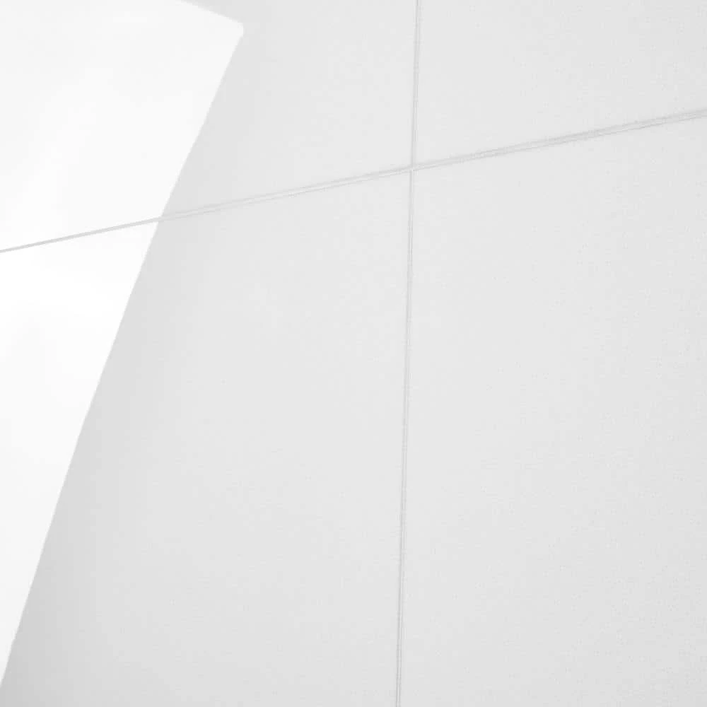 Lucid Nanoglass White 23.62 in. x 47.24 in. Polished Porcelain Floor and Wall Tile (15.49 sq. ft./Case) by Ivy Hill Tile - Image 7