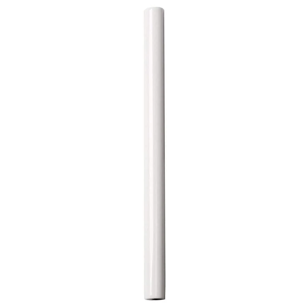 Catalina White 0.75 in. x 12 in. Polished Ceramic Wall Pencil Liner Tile by Ivy Hill Tile - Image 2